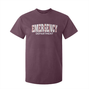 Emergency Department T Shirt For Kid Cute ER Nurse Gift TS10 Maroon Print Your Wear
