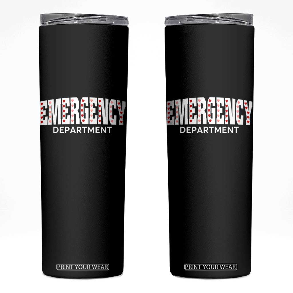Emergency Department Skinny Tumbler Cute ER Nurse Gift TS10 Black Print Your Wear