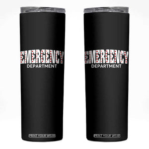 Emergency Department Skinny Tumbler Cute ER Nurse Gift TS10 Black Print Your Wear