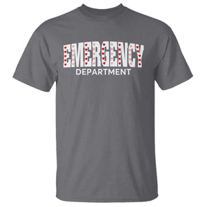 Emergency Department T Shirt Cute ER Nurse Gift TS10 Charcoal Print Your Wear