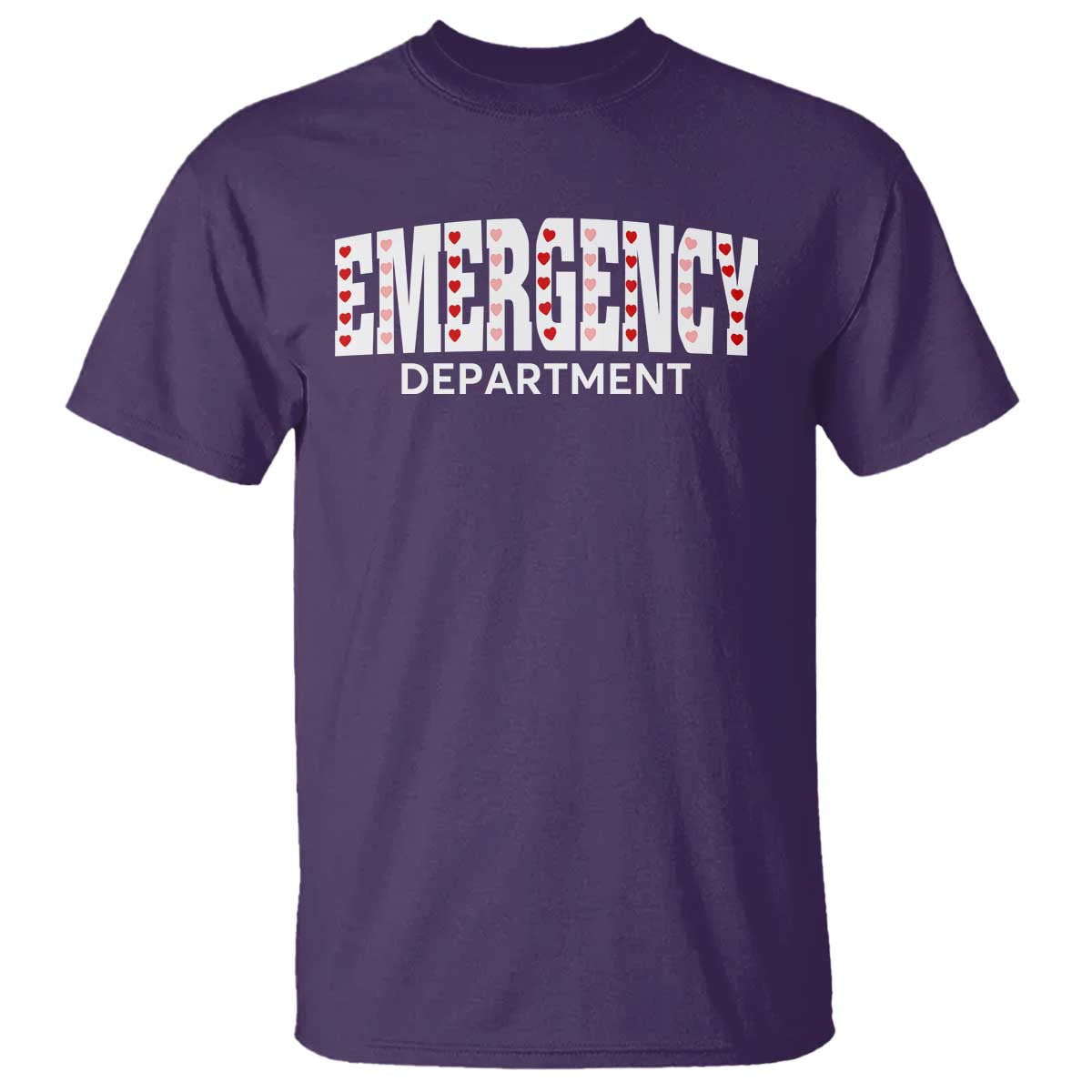 Emergency Department T Shirt Cute ER Nurse Gift TS10 Purple Print Your Wear
