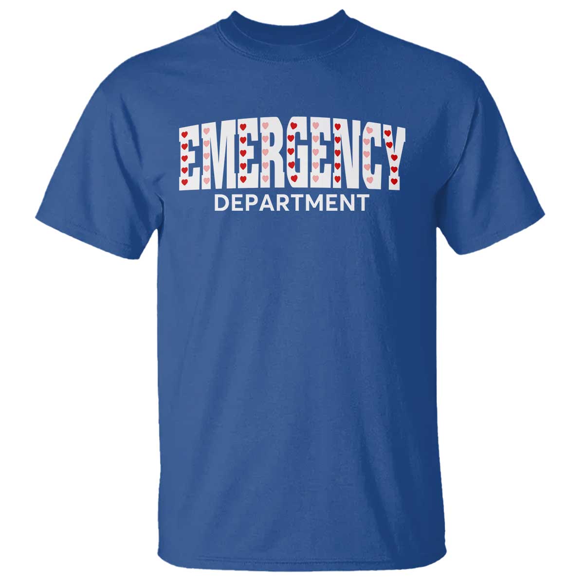 Emergency Department T Shirt Cute ER Nurse Gift TS10 Royal Blue Print Your Wear
