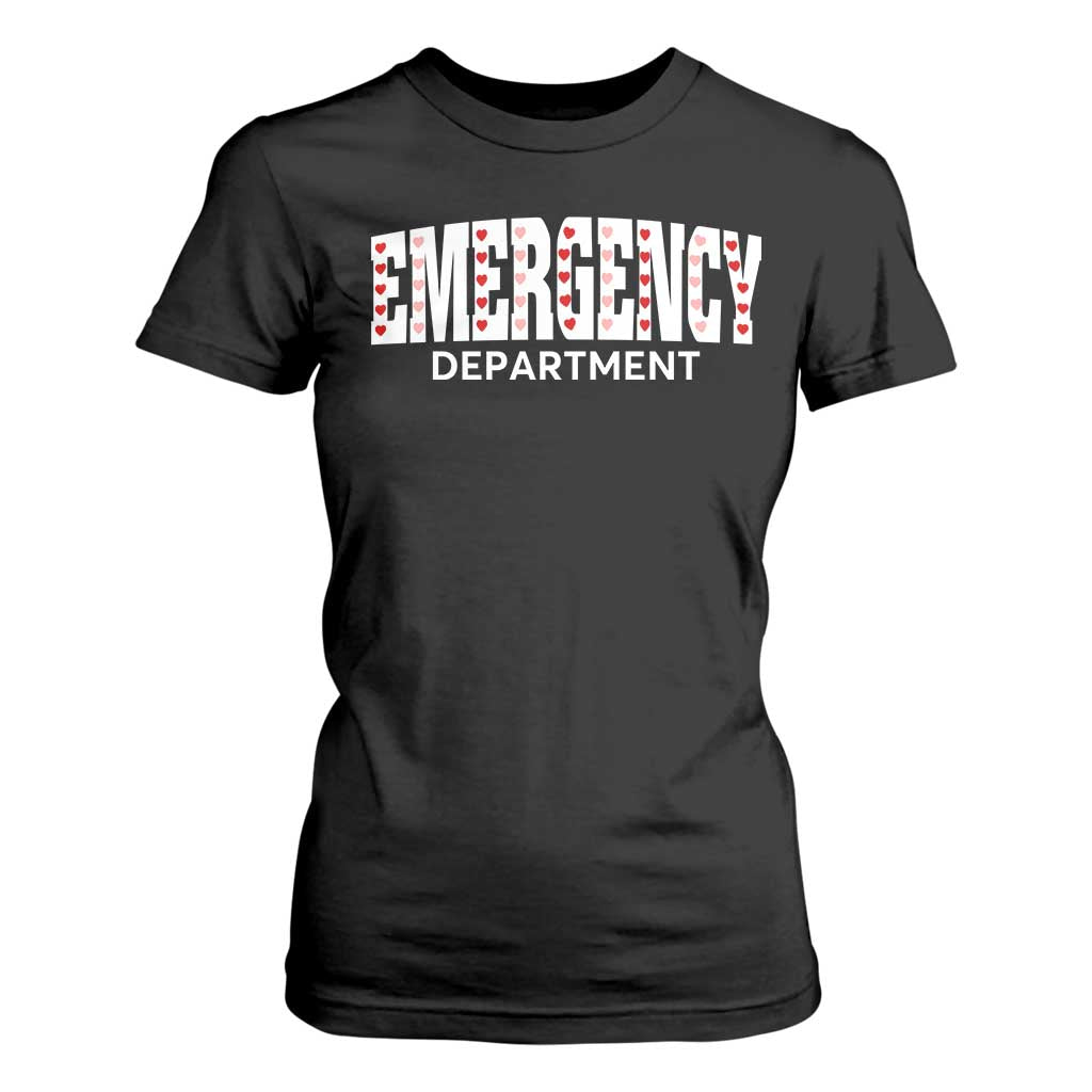 Emergency Department T Shirt For Women Cute ER Nurse Gift TS10 Black Print Your Wear