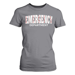 Emergency Department T Shirt For Women Cute ER Nurse Gift TS10 Charcoal Print Your Wear