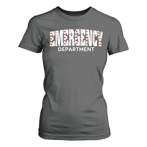 Emergency Department T Shirt For Women Cute ER Nurse Gift TS10 Dark Heather Print Your Wear