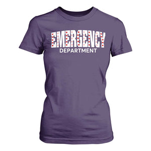 Emergency Department T Shirt For Women Cute ER Nurse Gift TS10 Purple Print Your Wear