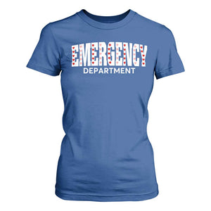 Emergency Department T Shirt For Women Cute ER Nurse Gift TS10 Royal Blue Print Your Wear