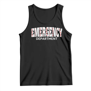 Emergency Department Tank Top Cute ER Nurse Gift TS10 Black Print Your Wear