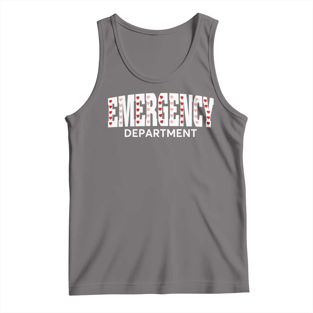 Emergency Department Tank Top Cute ER Nurse Gift TS10 Deep Heather Print Your Wear