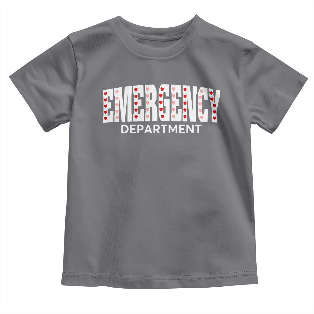 Emergency Department Toddler T Shirt Cute ER Nurse Gift TS10 Charcoal Print Your Wear