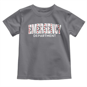 Emergency Department Toddler T Shirt Cute ER Nurse Gift TS10 Charcoal Print Your Wear