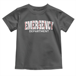 Emergency Department Toddler T Shirt Cute ER Nurse Gift TS10 Dark Heather Print Your Wear