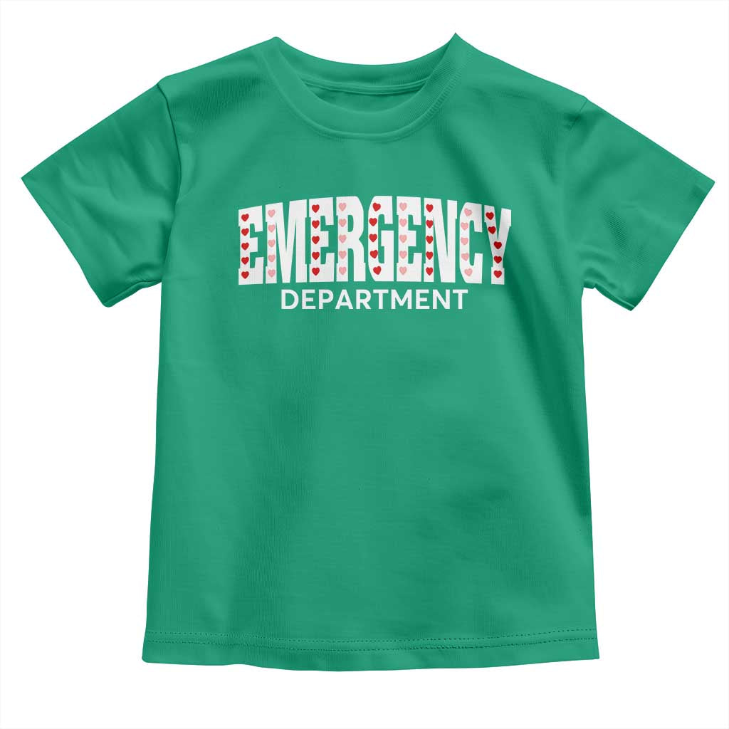 Emergency Department Toddler T Shirt Cute ER Nurse Gift TS10 Irish Green Print Your Wear