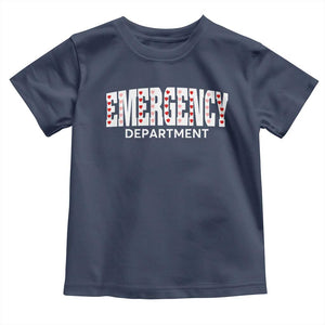 Emergency Department Toddler T Shirt Cute ER Nurse Gift TS10 Navy Print Your Wear