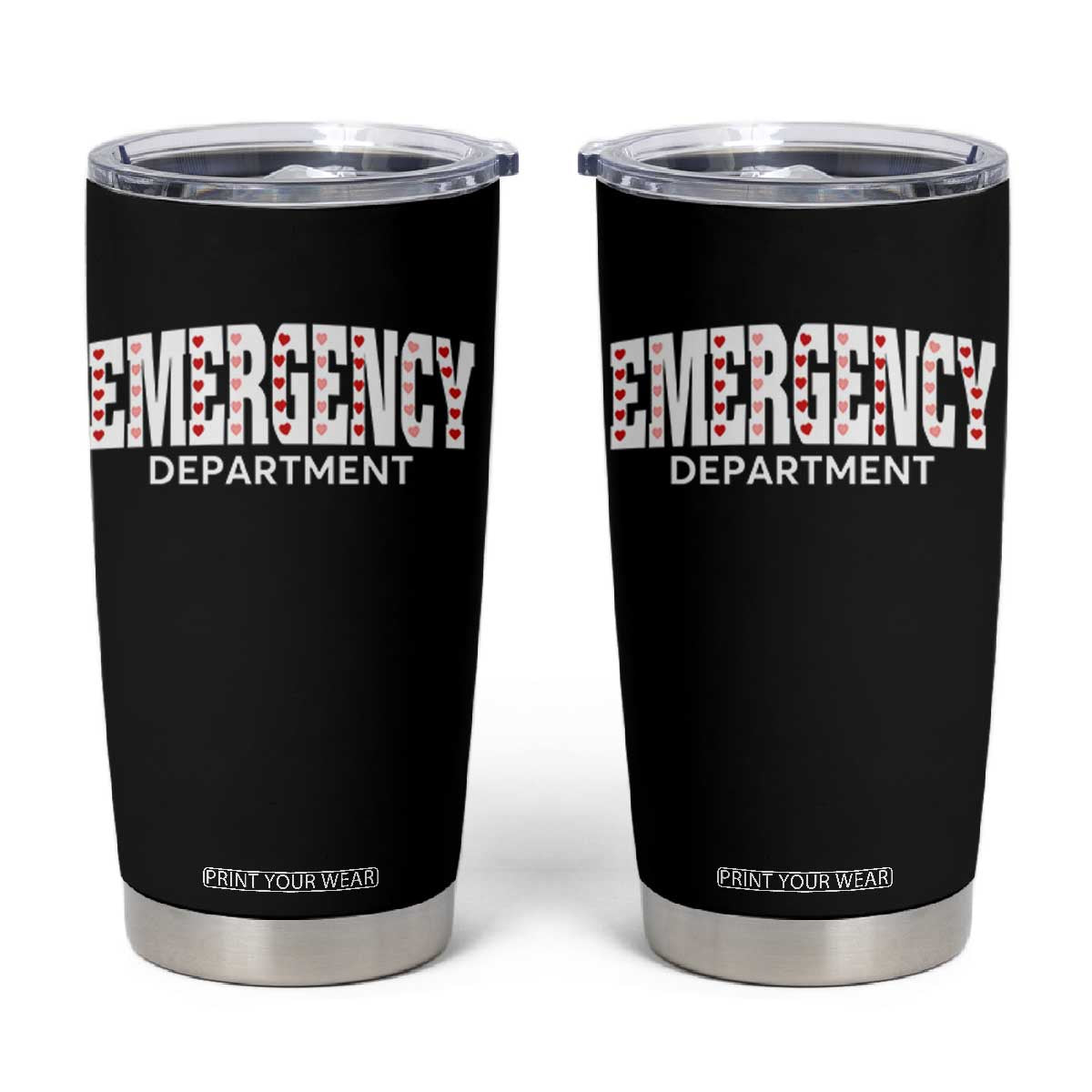 Emergency Department Tumbler Cup Cute ER Nurse Gift TS10 Black Print Your Wear