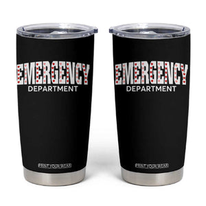 Emergency Department Tumbler Cup Cute ER Nurse Gift TS10 Black Print Your Wear
