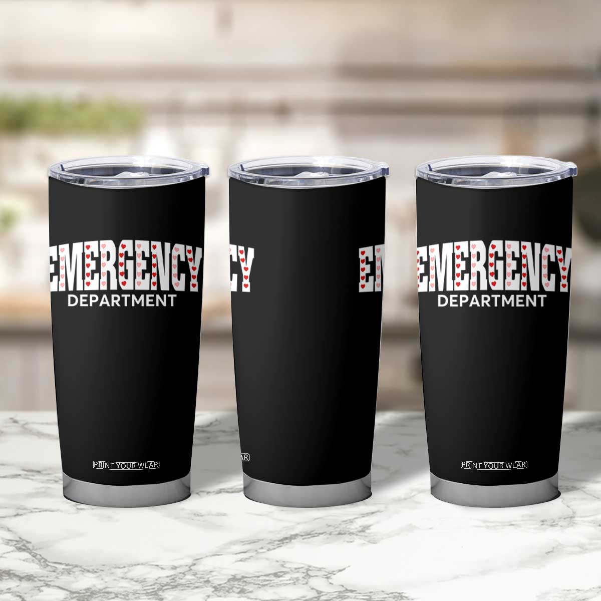 Emergency Department Tumbler Cup Cute ER Nurse Gift TS10 Print Your Wear