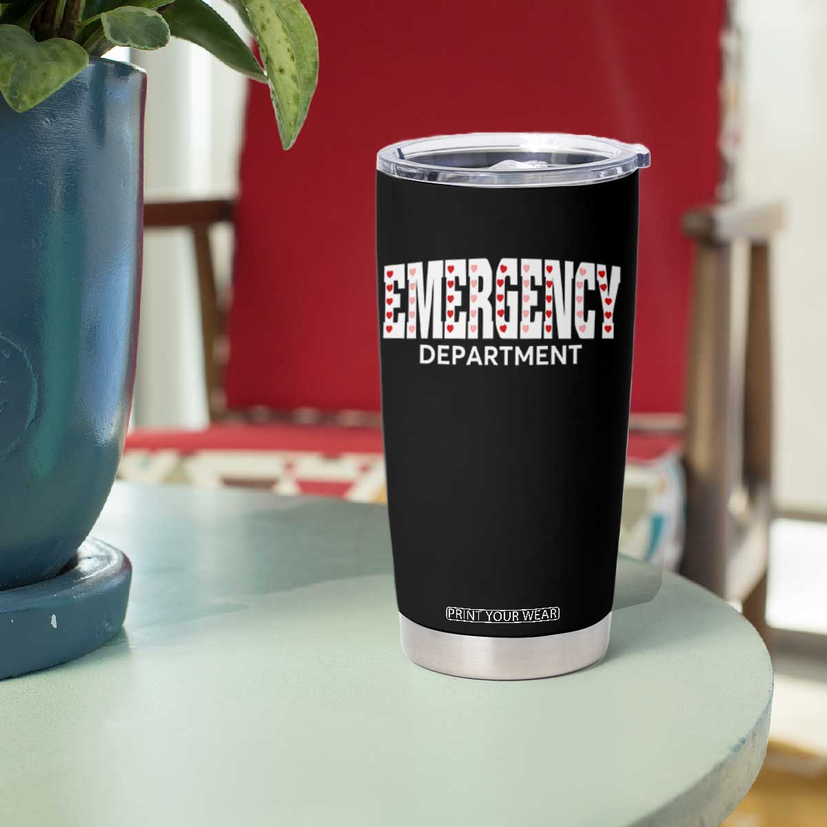 Emergency Department Tumbler Cup Cute ER Nurse Gift TS10 Print Your Wear
