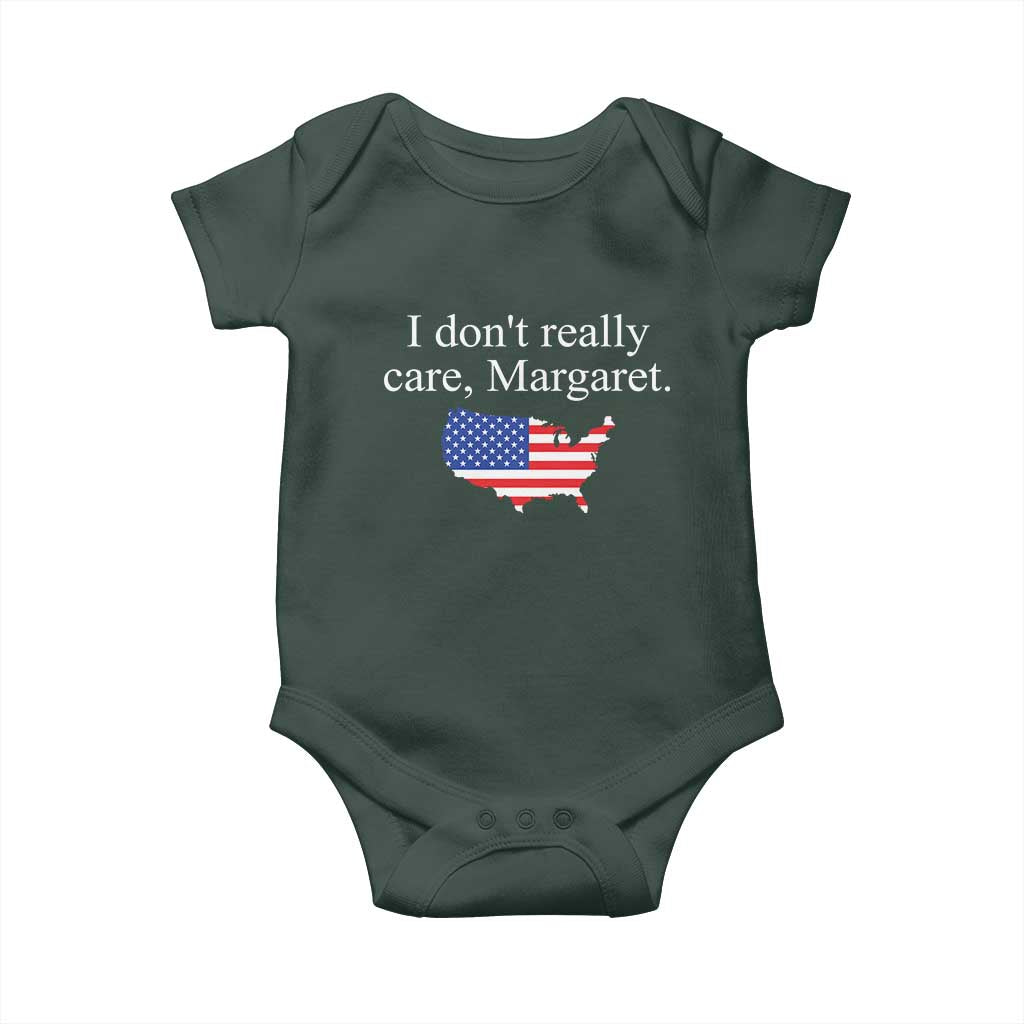 I Don't Really Care Margaret Vice President Jd Vance Baby Onesie USA Flag TS10 Print Your Wear