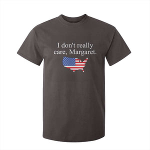 I Don't Really Care Margaret Vice President Jd Vance T Shirt For Kid USA Flag TS10 Dark Chocolate Print Your Wear