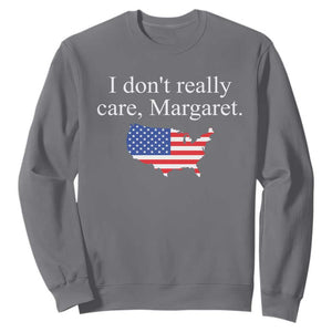 I Don't Really Care Margaret Vice President Jd Vance Sweatshirt USA Flag TS10 Charcoal Print Your Wear