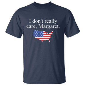I Don't Really Care Margaret Vice President Jd Vance T Shirt USA Flag TS10 Navy Print Your Wear
