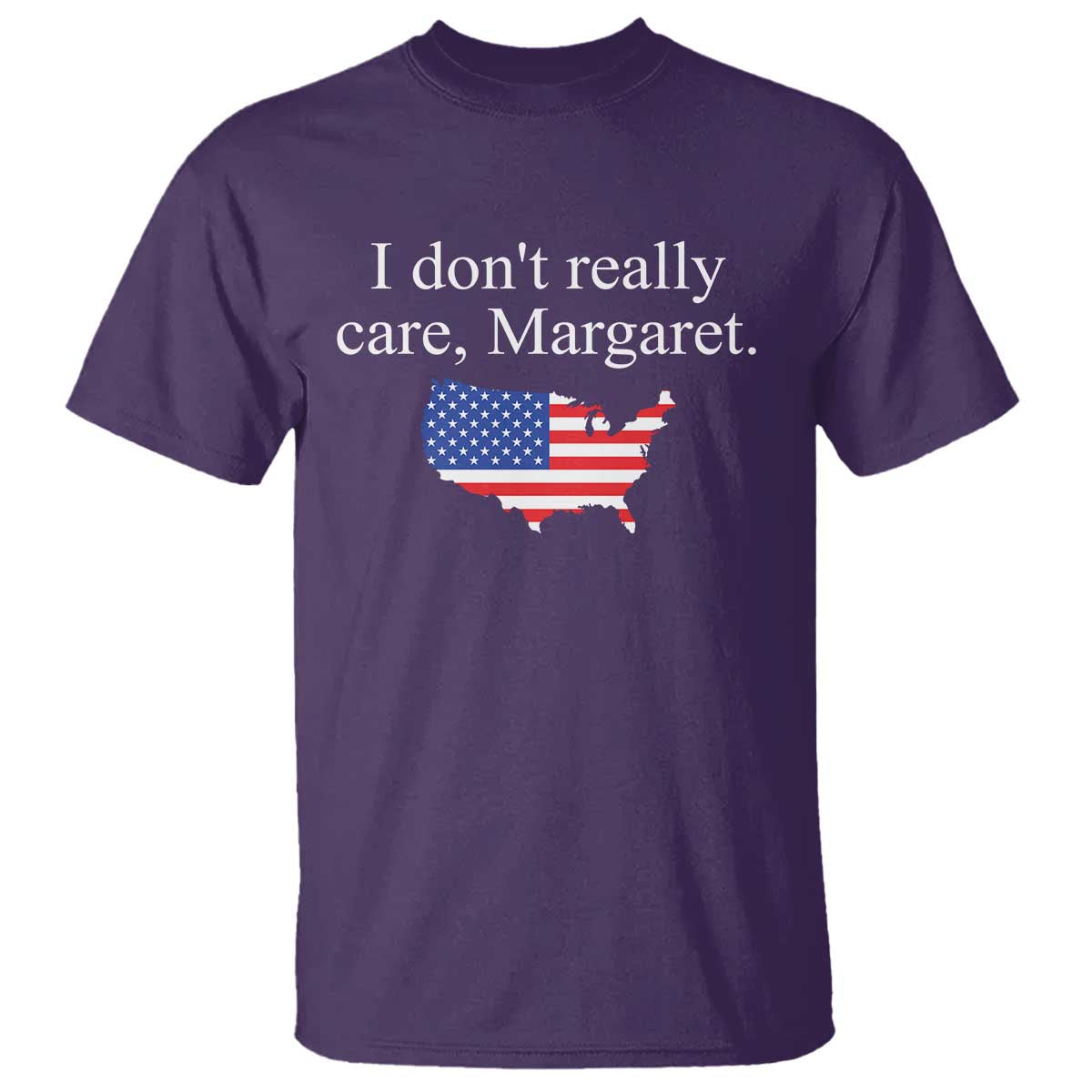 I Don't Really Care Margaret Vice President Jd Vance T Shirt USA Flag TS10 Purple Print Your Wear