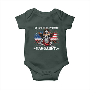 Vice President Jd Vance Baby Onesie Cowboy Skull American Flag I Don't Really Care Margaret TS10 Print Your Wear