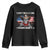 Vice President Jd Vance Youth Sweatshirt Cowboy Skull American Flag I Don't Really Care Margaret TS10 Black Print Your Wear