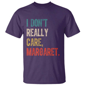 Retro I Don't Really Care Margaret Vice President Jd Vance T Shirt TS10 Purple Print Your Wear