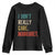 Retro I Don't Really Care Margaret Vice President Jd Vance Youth Sweatshirt TS10 Black Print Your Wear