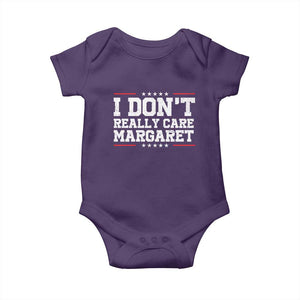 I Don't Really Care Margaret Vice President Jd Vance Baby Onesie Trending Republican TS10 Purple Print Your Wear