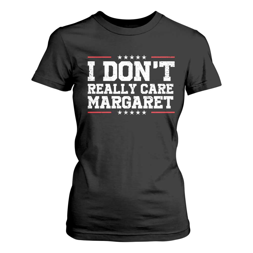I Don't Really Care Margaret Vice President Jd Vance T Shirt For Women Trending Republican TS10 Black Print Your Wear
