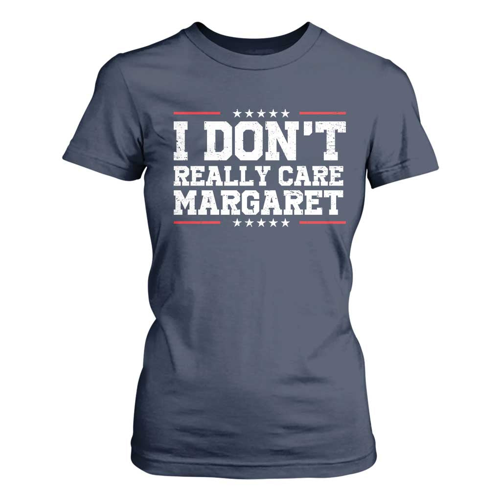 I Don't Really Care Margaret Vice President Jd Vance T Shirt For Women Trending Republican TS10 Navy Print Your Wear