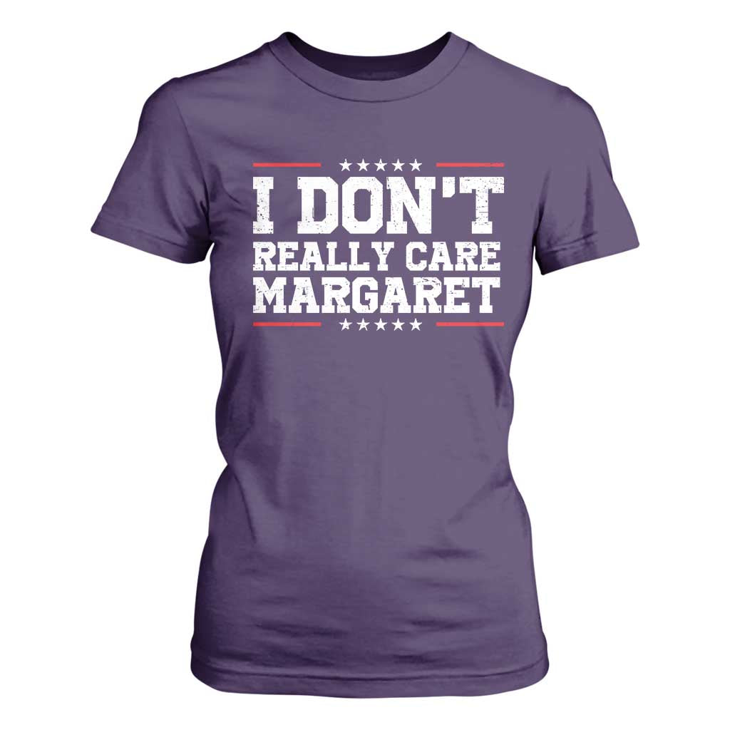 I Don't Really Care Margaret Vice President Jd Vance T Shirt For Women Trending Republican TS10 Purple Print Your Wear
