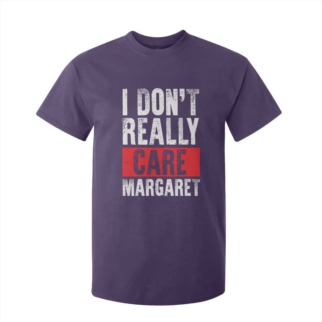 I Don't Really Care Margaret Vice President Jd Vance Meme T Shirt For Kid TS10 Purple Print Your Wear
