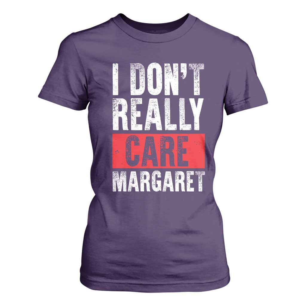 I Don't Really Care Margaret Vice President Jd Vance Meme T Shirt For Women TS10 Purple Print Your Wear