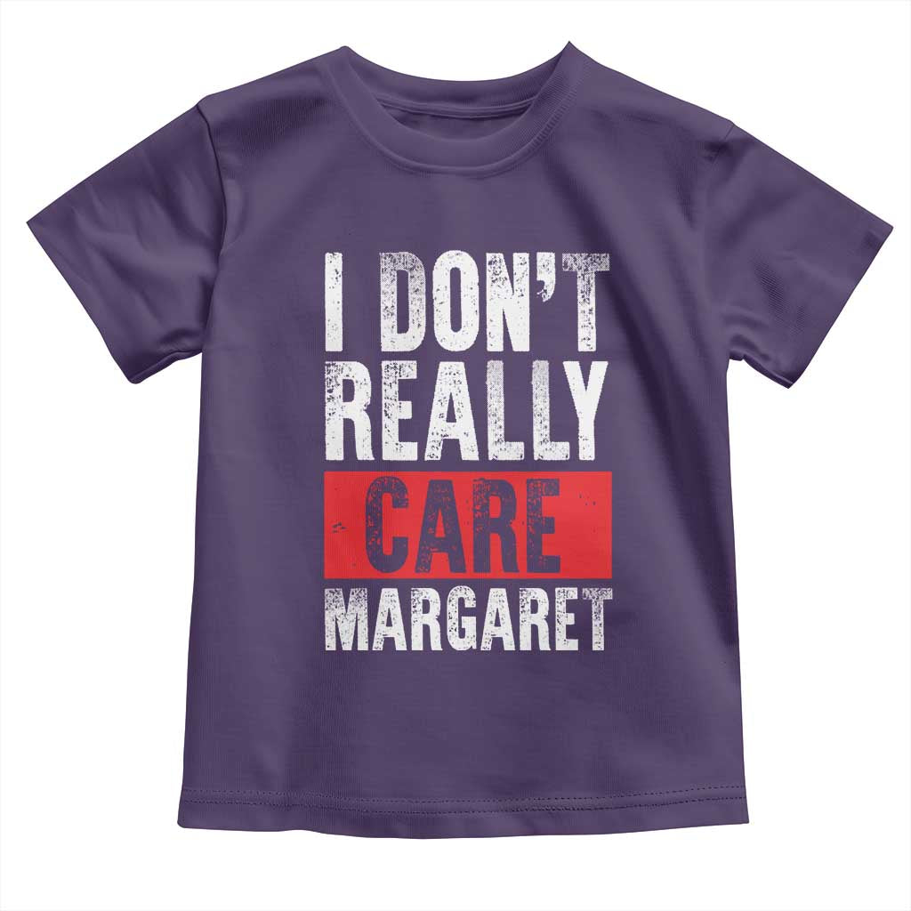 I Don't Really Care Margaret Vice President Jd Vance Meme Toddler T Shirt TS10 Purple Print Your Wear