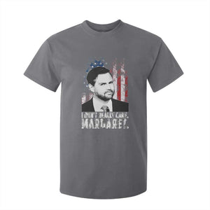 I Don't Really Care Margaret Jd Vance T Shirt For Kid Vice President American Flag TS10 Charcoal Print Your Wear