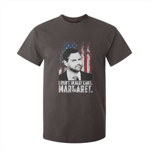 I Don't Really Care Margaret Jd Vance T Shirt For Kid Vice President American Flag TS10 Dark Chocolate Print Your Wear