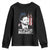 I Don't Really Care Margaret Jd Vance Youth Sweatshirt Vice President American Flag TS10 Black Print Your Wear