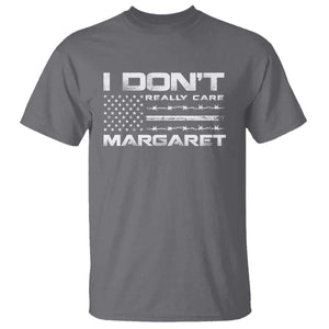 I Don't Really Care Margaret VP Jd Vance T Shirt American Flag TS10 Charcoal Print Your Wear