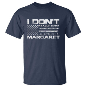 I Don't Really Care Margaret VP Jd Vance T Shirt American Flag TS10 Navy Print Your Wear