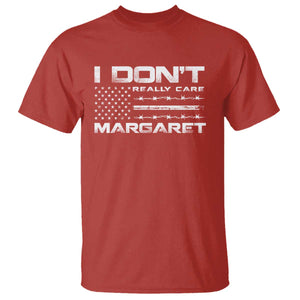 I Don't Really Care Margaret VP Jd Vance T Shirt American Flag TS10 Red Print Your Wear