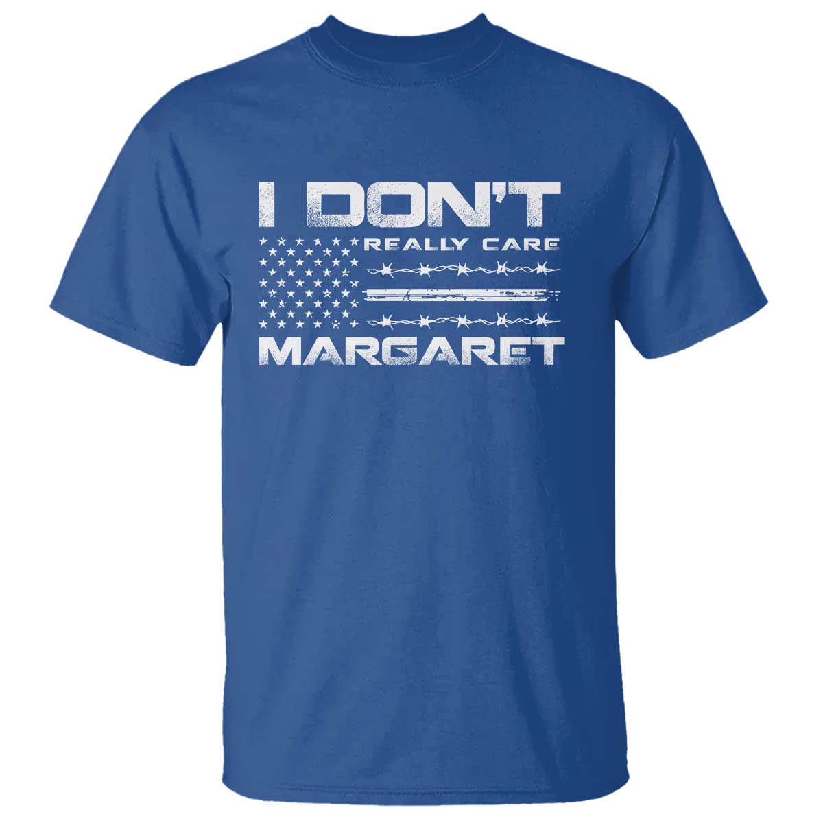 I Don't Really Care Margaret VP Jd Vance T Shirt American Flag TS10 Royal Blue Print Your Wear