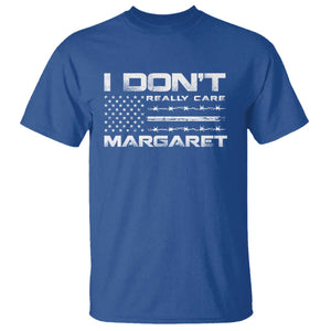 I Don't Really Care Margaret VP Jd Vance T Shirt American Flag TS10 Royal Blue Print Your Wear