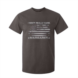 I Don't Really Care Margaret Jd Vance T Shirt For Kid VP USA Flag TS10 Dark Chocolate Print Your Wear