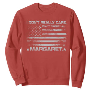 I Don't Really Care Margaret Jd Vance Sweatshirt VP USA Flag TS10 Red Print Your Wear