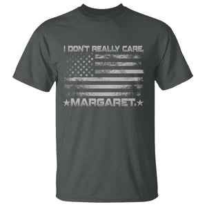 I Don't Really Care Margaret Jd Vance T Shirt VP USA Flag TS10 Dark Heather Print Your Wear
