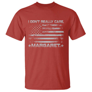 I Don't Really Care Margaret Jd Vance T Shirt VP USA Flag TS10 Red Print Your Wear